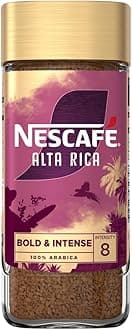 Alta Rica Instant Coffee, Dark Roasted 100 Percent Arabica Premium Instant Coffee, 95g