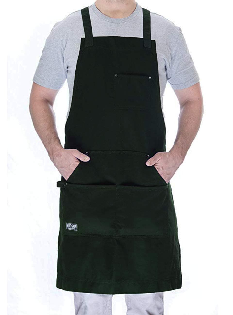 Hudson Durable Goods Professional Grade Chef Apron for Kitchen