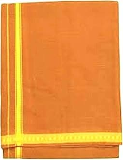 StylesindiaFancy Border Colored Single Layer Pentex Dhoti Mundu Vesti 2.0mts