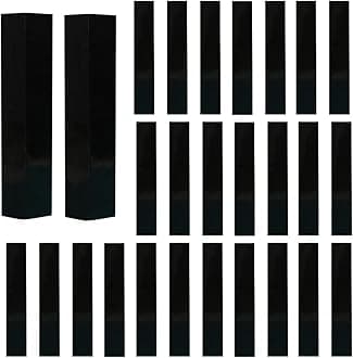 50 PCS Empty Black Lip Gloss Boxes W21 xW21 xH121mm / 0.83*0.83*4.76 inch, Cosmetic Perfume / Mascara Box Packaging for Small Business Wholesale, small Kraft Paper Box Luxury Holder Wrapping