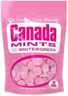 Canada The ORIGINAL Mints- 2 lb. Bag Wintergreen (Pink)