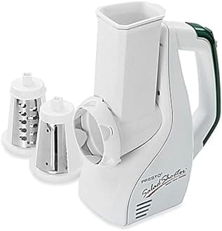 Presto 02910 UL Listed Dishwasher Safe Salad Shooter Electric Slicer/Shredder