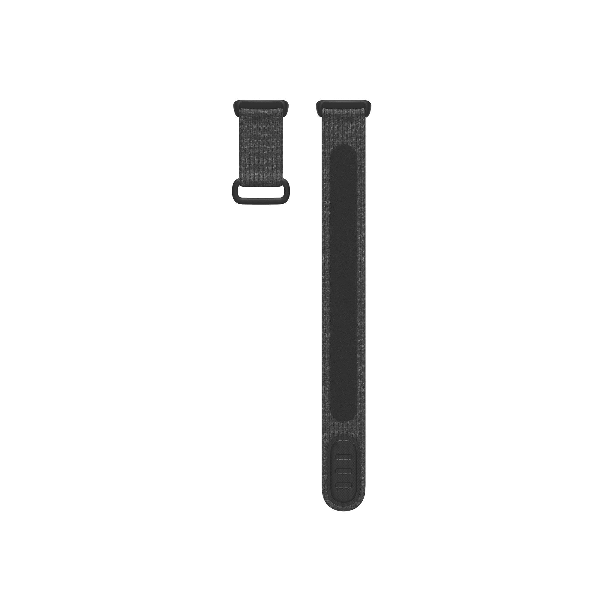Fitbit Charge 5,Hook and Loop Band,Charcoal,Large