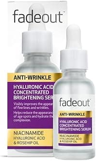 Anti-Wrinkle Hyaluronic Acid Concentrated Brightening Serum with Rosehip Oil - 30ml