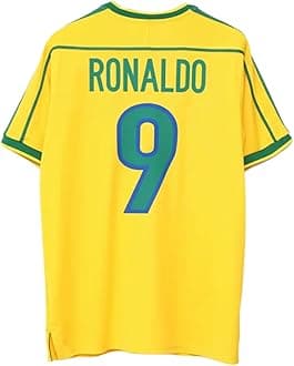 Ronaldo Retro 1998 Home Kit Soccer Jersey for Men Fan Version