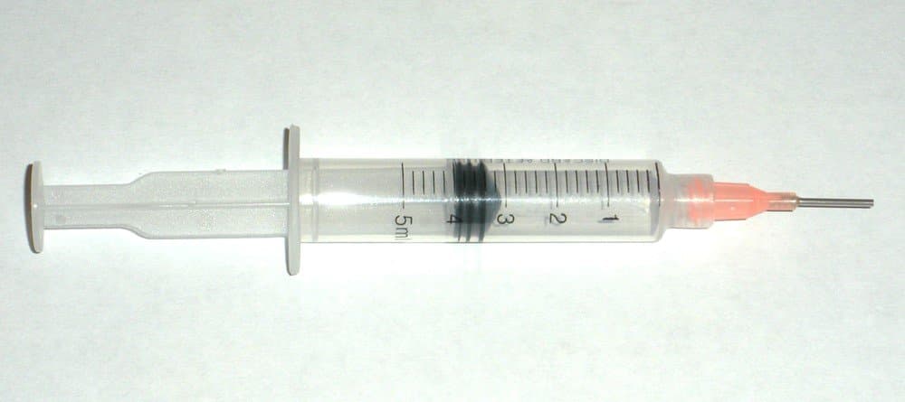 Glue Applicator Pink Syringe for Flat Back Rhinestones