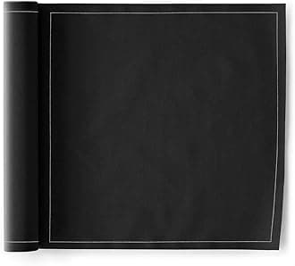Cotton Dinner Napkin - 12.6 x 12.6 in - 12 Units per roll - Black