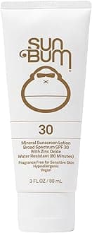 Mineral SPF 30 Sunscreen Body Lotion| Broad Spectrum Moisturizing Facial Sunblock with Vitamin E | Vegan and Hawaii 104 Act Compliant (Octinoxate & Oxybenzone Free) | Travel Friendly 3 oz