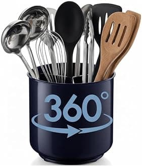 Cooler Kitchen Rotating Utensil Holder, Utensil Organizer, Pantone 2767C