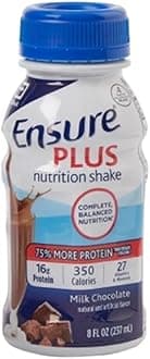 Ensure Plus Creamy Milk Chocolate Shake - 24 x 8 Ounce Bottles