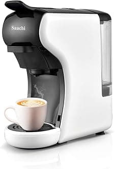 Saachi Multi Capsule Machine With 19 Bar Automatic Steam Pressure Pump NL-COF-7058-WH