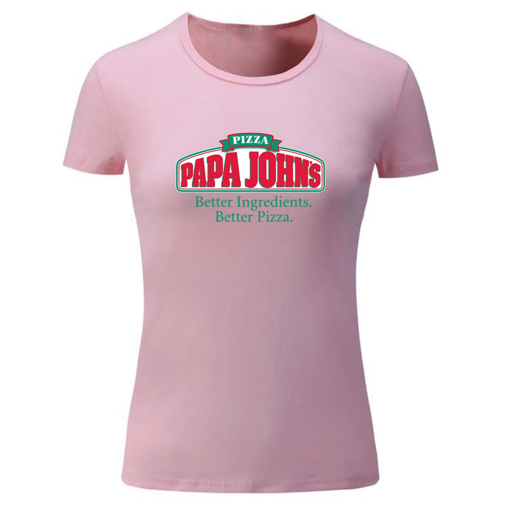 GenericWomen's Pizza PAPA John's T-Shirts, Blue