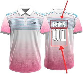 Dika Sports Custom Sports Cricket Jersey Customise t-Shirt for Men Personalised Name | 2 Year to 5XL