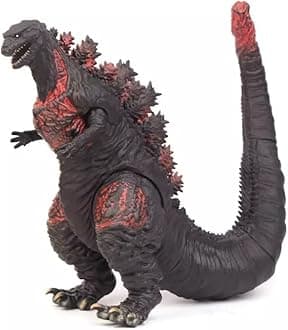 De-Lite™ Action Figures Soft Touch Vinyl Plastic Collectible Model Toys… (Small Mini Shin MonsterGodzilla, Black, Mini Small Size - 7cm)