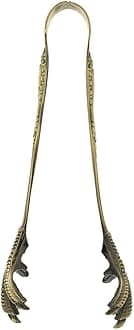 Barfly M37066 Talon Ice Tong, 18/8 Stainless Steel, Antique Brass