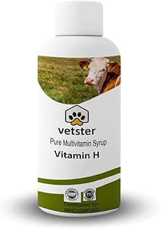 250 ML Vitamin H for Cow, Buffalo, Birds, Pig, Goat, Chicks, Chicken, Cattle, Poultry & Livestock Animals Multivitamin E, Vitamin D3 & Vitamin A Liquid Feed Supplement