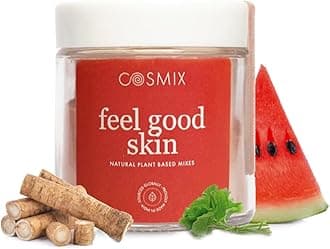 Cosmix Feel Good Skin For Nourished And Healthy Skin Supports Collagen Powder Production Superfood Blend With Bamboo Shoot & Centella 60 grams 40 Servings & 40 days Pack