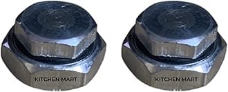 Replacement safety valve compatible with Prestige Pressure cooker/Prestige Aluminium Deluxe Cookers/Clipon cookers/Prestige nakshatra Cookers/Prestige Steel cookers(Pack of 2)