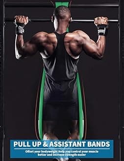 Pull Up Bands, Resistance Bands, Pull Up Assistance Band Resistance Exercise Bands for Men & Women Working Out, Body Stretching, Physical Therapy, Muscle Training - Blue Model 001