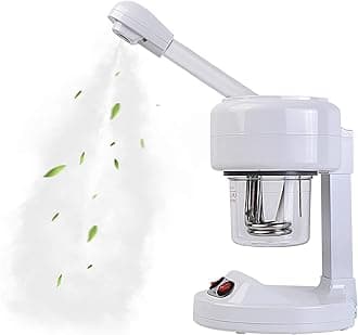 Mini Facial Steamer for Salon and Spa - Desk Ozone Face Steamer for Personal Care - Portable Steam Machine