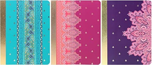 Carolina Pad Studio C Composition Book 9.75"X7.5" 100 Sheets-Taj Mahal, College Rule, Assorted Colors