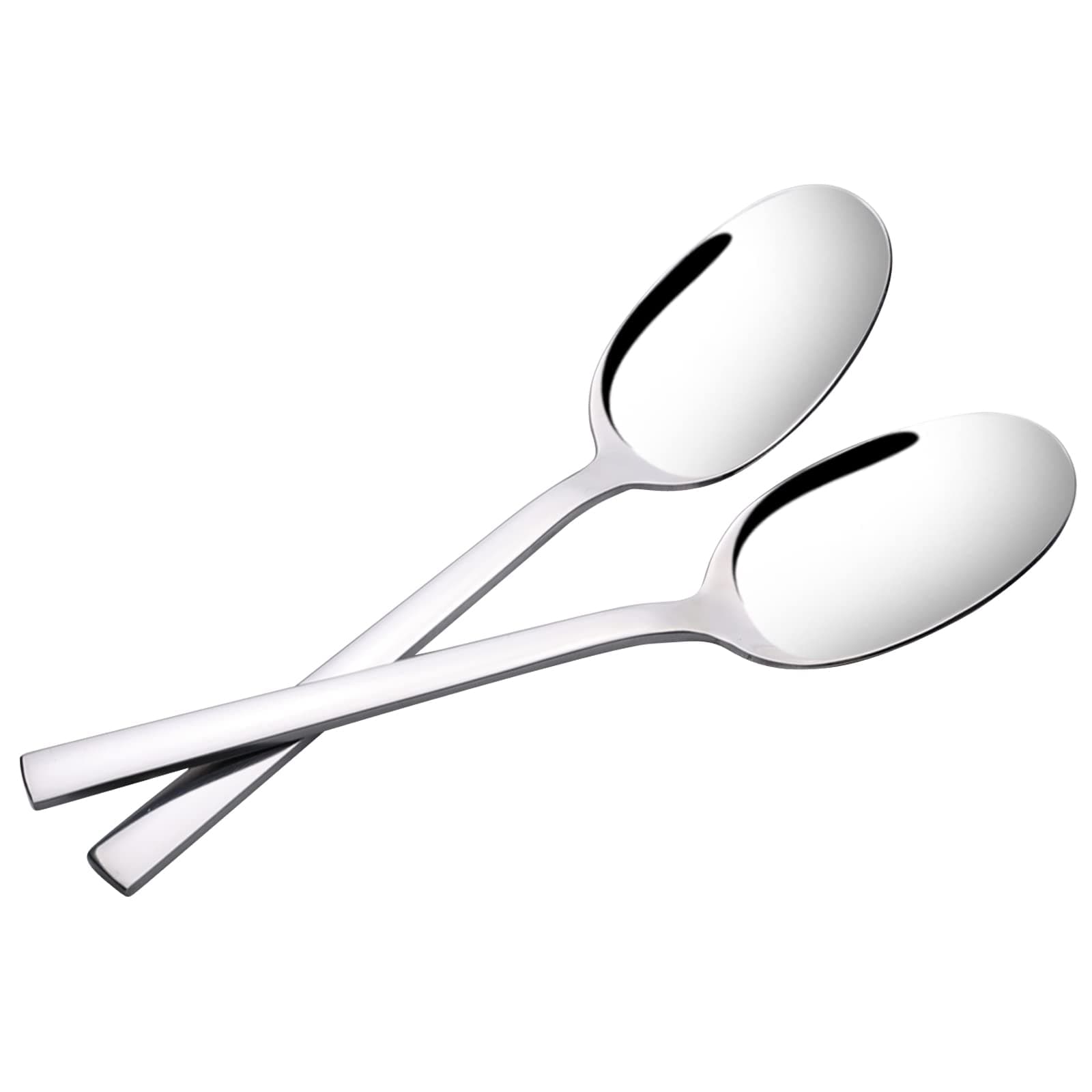 β Large Serving Spoons, Stainless Steel Table Serving Spoon, 6 Pieces, 24 cm