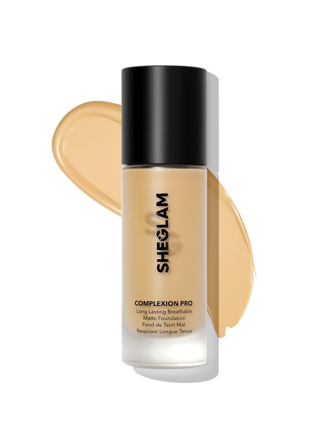 SHEGLAM Full Coverage Foundation Makeup Long Lasting Waterproof Matte Dewy Liquid Foundation - Butterscotch