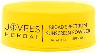 JOVEES Broad Spectrum Sunscreen For All Skin Type Powder With Spf 30 | Prevents Sunburns, Skin Damage & Uneven Skin Tone | Natural Mineral Based Ingredients |50Gm
