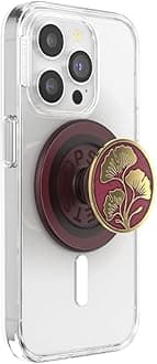 PopSockets Japan - PopGrip, MagSafe, Ginko Oxblood, Wireless Charging, Smartphone Grip & Stand