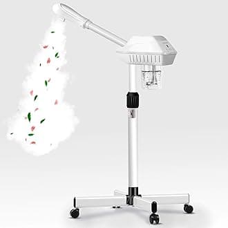 Professional Facial Steamer on Wheels, Esthetician Steamer with Hot Ozone Mis...