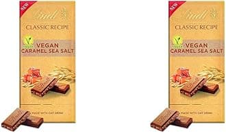 New Lindt Classic Vegan Salted Caramel 100g (Pack of 2)