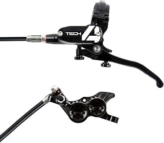 Hope Tech 4 V4 Disc Brake and Lever Set, Black, Rear