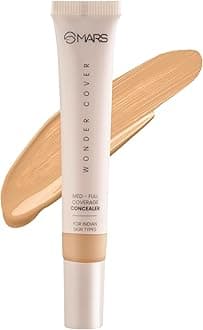 MARS Wonder Cover Liquid Concealer | Creaseproof & Easy to Blend Concealer for Face Makeup (12ml) (SHADE-07)