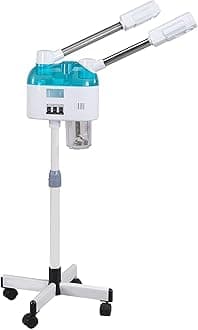 2 in 1 Hot & Cold Hair And Face Spa Steamer Machine (White)