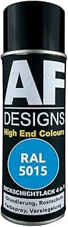 Alex Flittner Designs 400ml RAL 5015 Sky Blue Metal Protective Paint Spray Rust Protection Paint Spray Can