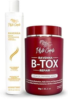 I Belli Capelli Ravenna Kit Btox Mask Repair 1kg/35.02 oz+ Anti-Residue Shampoo 300ml/10.1 fl.oz