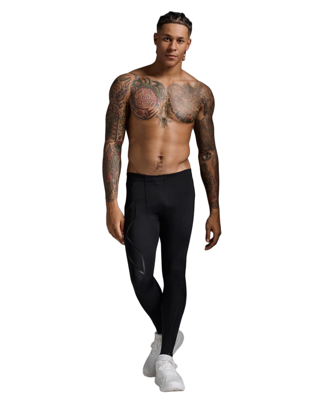 – Men's Core Tights Compression Pants, Black/Nero, L UK