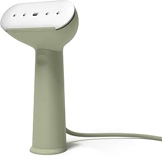 Handheld Clothes Steamer Cirrus 3, 1200W, US Plug, Heated Ironing Plate, Fast Heat Up, Garment Wrinkle Remover, Green