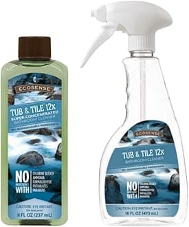 Melaleuca Tub & Tile 12x Bathroom Cleaner – 8 fl. oz. | Super-Concentrated, Plant-Based Formula with Spray Bottle Included