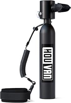Mini Scuba Tank 0.5L Capacity Inflatable Diving Tank DOT Certified Portable Scuba Tank Support Underwater Breathing up to 16ft for Underwater Work/Underwater Recreation