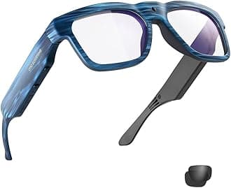 OhO Smart Glasses,256G Camera & Bluetooth Sunglasses with Open Ear Speaker Headset Headphone, Indoor&Outdoor Sports,Polarized UV Protection,For Men Women