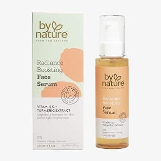 By NatureRadiance Boosting Face Serum With Vitamin C + Turmeric Extract