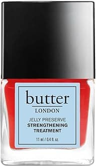 Nail Strengthener for Damaged Nails, Jelly Preserve - Pink Translucent Finish Nail Polish Strengthens, Nourishes & Rejuvenates Nail Beds & Roots - Nail Care Products