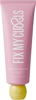 Fix My Curls Defining Hair Gel for styling Curly And Wavy Hair, Provides Definition, Maximises Shine & Moisturise, Anti-Frizz Solution, Silicone & Alcohol Free (250gm)