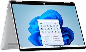 HP OmniBook 5 Flip 2-in-1 Business Laptop, 2025, 14" 1920x1200 Touch, Intel-10 Core 7 150U, 16GB LPDDR5, 2TB SSD, Win11 Pro, Backlit KB, Wi-Fi 6E, BT 5.3, 5MP + IR Camera, Glacier Silver