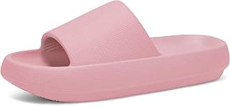 Slides for Women Men Pillow Slippers Non-Slip Bathroom Shower Sandals Soft Thick Sole Indoor and Outdoor Slides