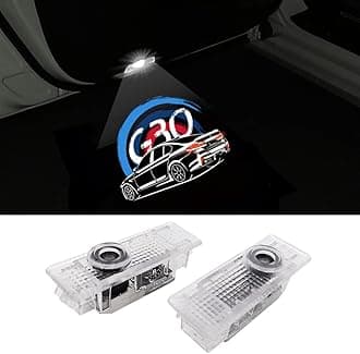 uuakarin 2Pcs Car Door Logo Lights Car Accessories Welcome Courtesy Projector Light LED Ghost Shadow Lights Puddle Lamp Compatible with 5 Series 520 530 540 518 525