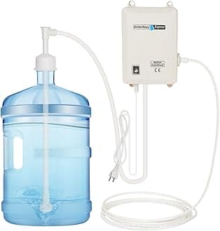 TDRENERGY Bottle Water Dispenser Pump System Automatic 110V 40psi 1 GPM for Home/Office Kitchen Refrigerator Coffee Maker Ice Maker for 3 or 5 Gal Water Bottle Single Inlet