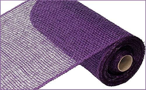 Poly Burlap Deco Mesh, 10" x 10 Yards (Purple)