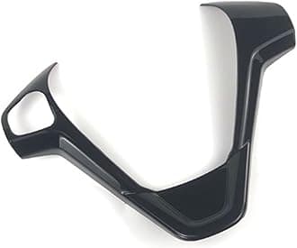 Car Accessories Steering Wheel Cover Trim Decorative Refit Sticker, For Ford, For Fiesta MK7, For Ecosport, For Figo, For B-MAX, For KA+ steering wheel decorative sticker(B Type Black)